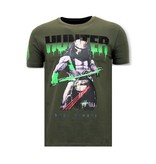 Local Fanatic Stoere Heren T-shirt - Predator Hunter - Groen