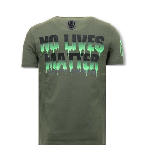 Local Fanatic Stoere Heren T-shirt - Predator Hunter - Groen