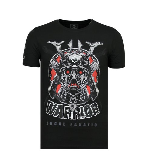 Local Fanatic Savage Samurai - Merk T shirt Heren - 6327Z - Zwart