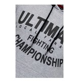 Local Fanatic Hoodie Heren Print - Ultimate Fighting - Grijs