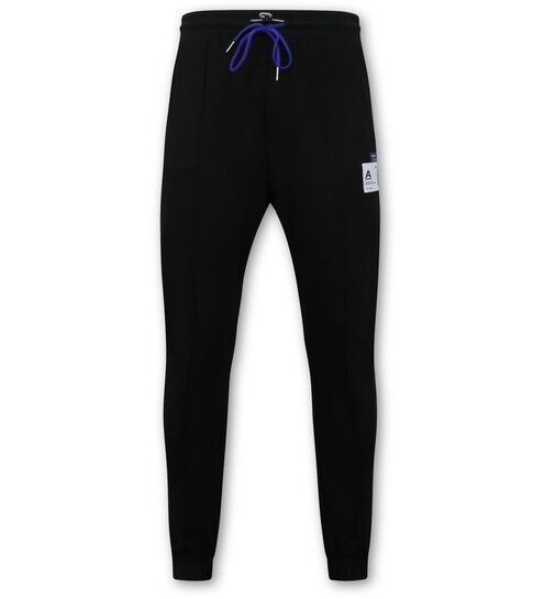 ENOS Joggingbroek Heren Sweatpants  - Zwart