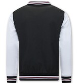 TONY BACKER Dunne Baseball Jacket Classic - Zwart