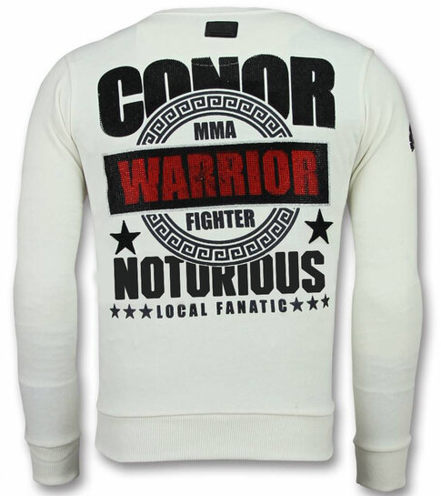 Local Fanatic   Conor Notorious Heren Trui - Wit