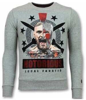 Local Fanatic Conor Notorious Heren Sweater - Grijs