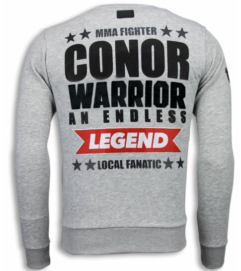 Local Fanatic Conor Notorious  Trui - Grijs