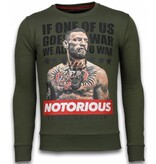 Local Fanatic Conor Notorious  Crewneck - Groen