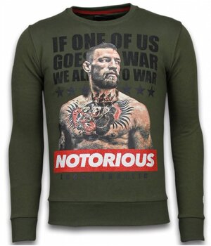 Local Fanatic Conor Notorious  Crewneck - Groen