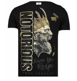 Local Fanatic Notorious King - Conor T-shirt - Zwart