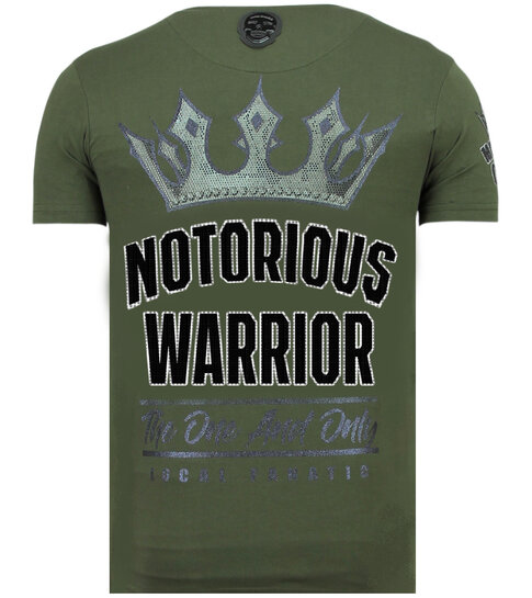 Local Fanatic King Notorious - Zomer T shirt Mannen - 6324G - Groen