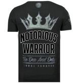Local Fanatic King Notorious - Slim fit T shirt Mannen - 6324Z - Zwart