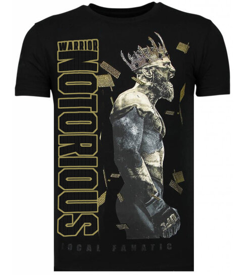 Local Fanatic Notorious King - Conor T-shirt - Zwart