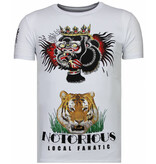 Local Fanatic Conor Tattoo T-shirt - Wit