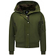 Winterjassen Kort Dames met Capuchon - 8815 - Groen