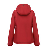TheBrand Winterjas Dames Gewatteerd – Met Capuchon – 551- Rood