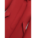 TheBrand Winterjas Dames Gewatteerd – Met Capuchon – 551- Rood