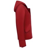 TheBrand Winterjas Dames Gewatteerd – Met Capuchon – 551- Rood