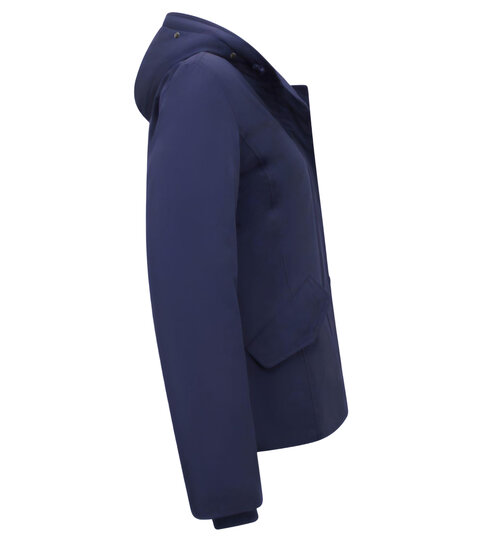 TheBrand Korte Jas Dames Met Capuchon – 551- Blauw