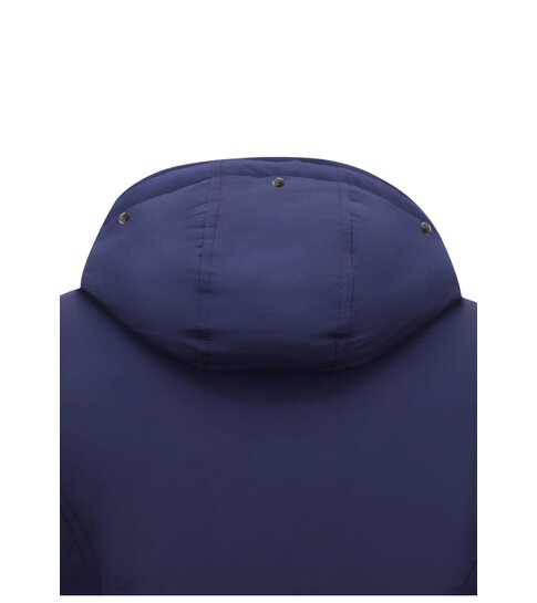 TheBrand Korte Jas Dames Met Capuchon – 551- Blauw