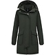 Lange Winterjas Dames Sale met Capuchon - 2728 - Groen