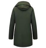 TheBrand Waterdichte Winterjas Dames Parka - 505 - Groen