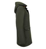 Gentile Bellini Gewatteerde Jas Dames Lang met Capuchon - 8811 - Groen