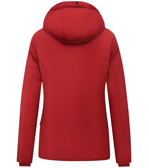 MATOGLA Korte Winterjas Vrouwen - 5898 - Rood
