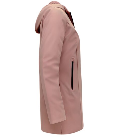 Gentile Bellini Puffer Jacket Dames - Dubbelzijdig - Slim Fit - Pink