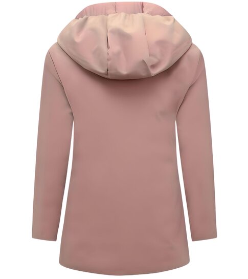 Gentile Bellini Gewatteerde Jas Dames Lang Parka - Slim Fit  - Pink