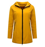 Gentile Bellini Lange Gewatteerde Jas Dames - Puffer jacket - Geel