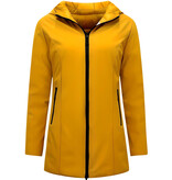 Gentile Bellini Lange Gewatteerde Jas Dames - Puffer jacket - Geel