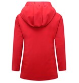 Gentile Bellini Double Face Dames Jassen Parka - Slim Fit  - Rood