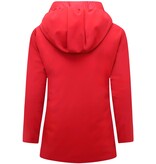 Gentile Bellini Double Face Dames Jassen Parka - Slim Fit  - Rood