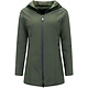 Double Face Dames Jassen Parka - Slim Fit  - Groen