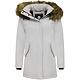 Dames Winterjas met Imitatie Bontkraag - Slim Fit - Beige