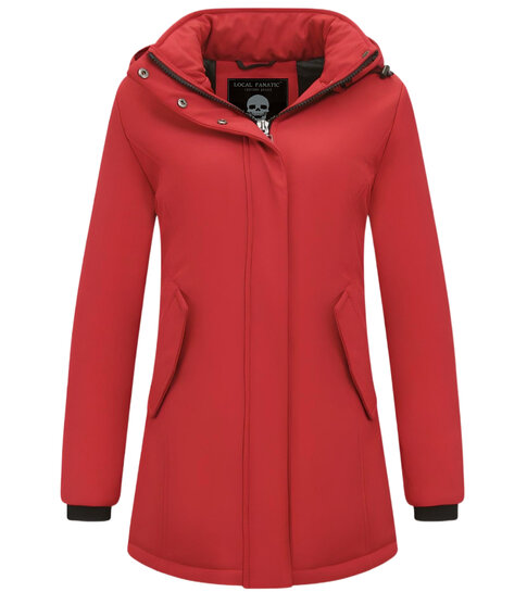 MATOGLA Dames Winterjas  Parka - Slim Fit - Rood