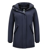 MATOGLA Dames Winterjas  Parka - Slim Fit - 0681BNW - Blauw