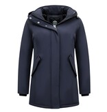 MATOGLA Dames Winterjas  Parka - Slim Fit - Blauw