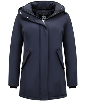 MATOGLA Dames Winterjas  Parka - Slim Fit - 0681BNW - Blauw
