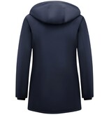 MATOGLA Dames Winterjas  Parka - Slim Fit - 0681BNW - Blauw