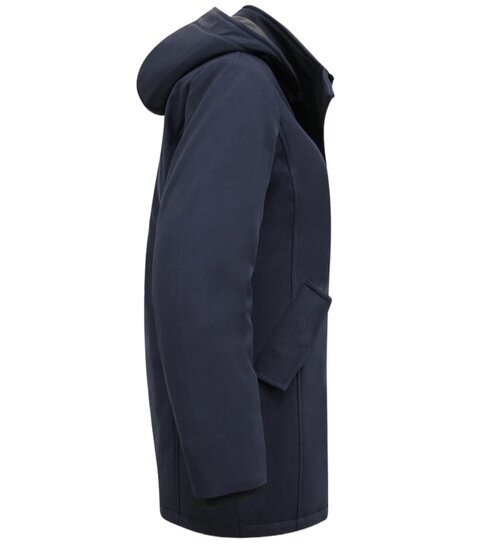 MATOGLA Dames Winterjas  Parka - Slim Fit - 0681BNW - Blauw