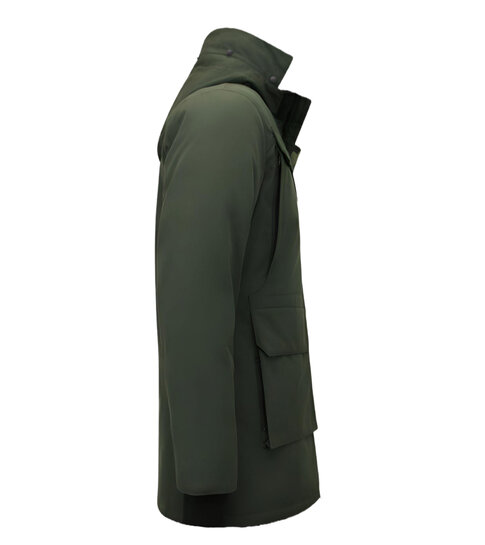 Enos Winter Parka Heren Lang - 7169 - Groen