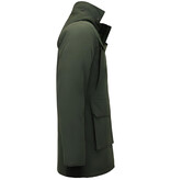 Enos Winter Parka Heren Lang - 7169 - Groen