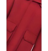 Enos Heren Parka Lange Winterjas - 7169 - Rood