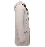 Enos Gewatteerde Parka met Capuchon - 7101WT - Beige