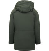 Enos Winterjassen Heren Parka - 891 - Groen