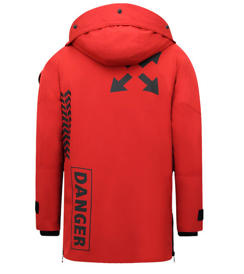 Enos Sportieve Winterjas Heren - 9803 -Rood