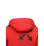 Enos Sportieve Winterjas Heren - 9803 -Rood