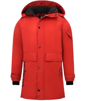 Enos Sportieve Winterjas Heren - 9803 -Rood