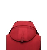 Beluomo Halflange Mannen Winterjas met Capuchon -7503 - Rood