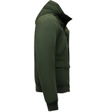 WARREN WEBBER  Heren Winterjas Kort  met Capuchon - 8002 - Groen